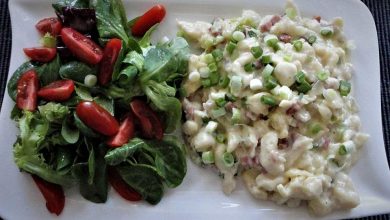 Photo of Käsespätzleauflauf mit Schinkenspeck