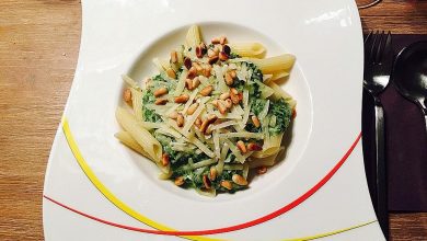 Photo of Penne mit Spinat und Gorgonzola