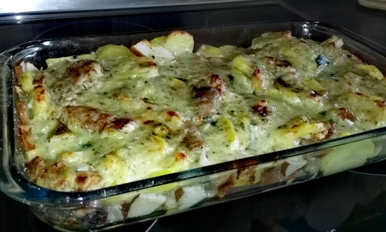 Photo of Schweinefilet – Kartoffel – Gratin mit Birne