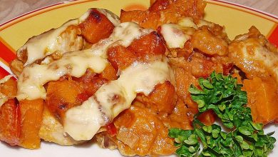 Photo of Süßkartoffel – Hähnchen – Auflauf