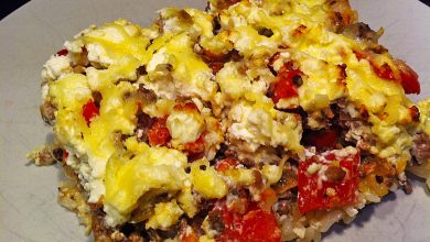 Photo of Reis-Gratin mit Hackfleisch, Zucchini und Feta