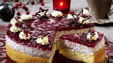 Photo of Mohn-Preiselbeer-Torte