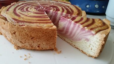 Photo of Zebra Himbeer Käsekuchen