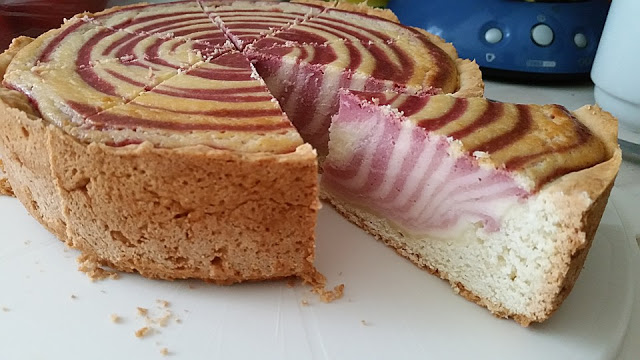 Photo of Zebra Himbeer Käsekuchen