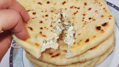 Photo of Buttermilch fladen gefüllt mit kräuterfrischkäse