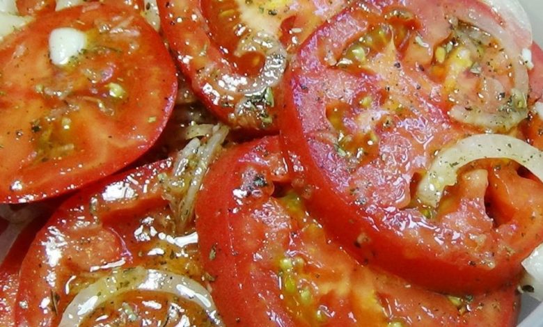 Photo of Italienischer tomatensalat in 5 minuten fertig !