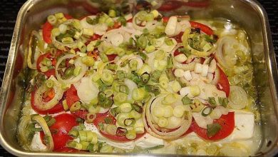 Photo of Fetapfanne mit knoblauch vom grill