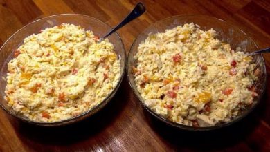 Photo of Curry reissalat mit hühnchen & mandarinen