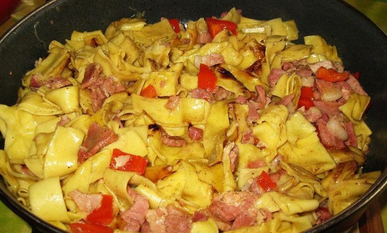 Photo of Schinkennudeln mit pfannengemüse