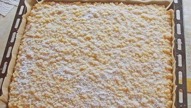 Photo of Schneller streuselkuchen vom blech mit 10 minuten zubereitung !