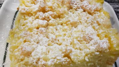 Photo of Versunkener streuselkuchen mit vanillepudding, ein super rezept !