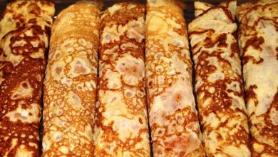 Photo of Palatschinken gefüllt mit nutella & erdbeeren