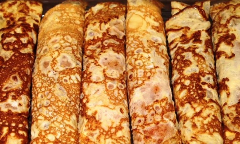 Photo of Palatschinken gefüllt mit nutella & erdbeeren