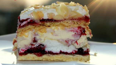 Photo of Mandelkuchen Rezept mit Baiser