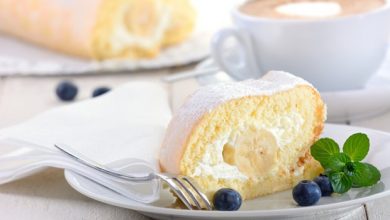 Photo of Bananen-Biscuitrolle