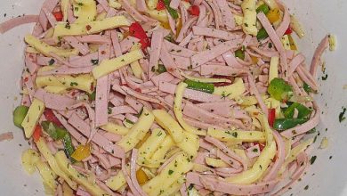 Photo of Pikanter wurst salat mit gouda