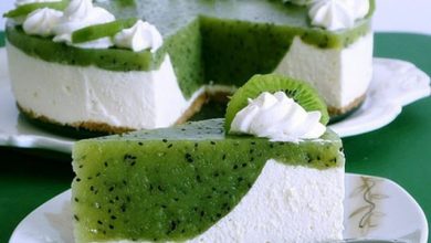 Photo of Butterkeks kiwi torte mit frischkäse, ohne backen !