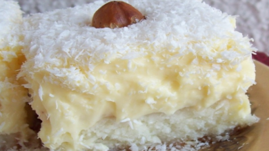 Photo of Kokoskuchen mit vanillepudding, blitzschnell & lecker !