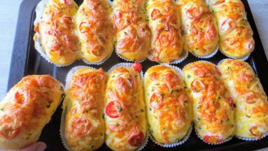 Photo of 10 minuten pizza brötchen aus dem backofen