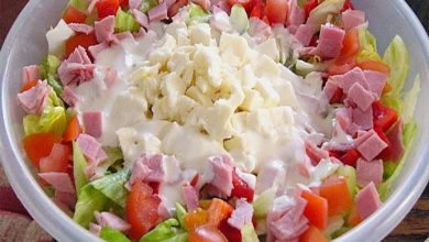 Photo of Chefsalat mit schmand dressing, der perfekte snack!