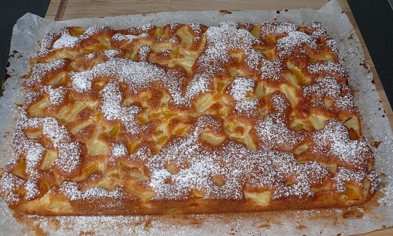Photo of Apfelkuchen vom blech, wie früher bei oma !