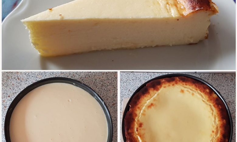 Photo of KÄSEKUCHEN OHNE BODEN MIT SCHNELLER ZUBEREITUNG