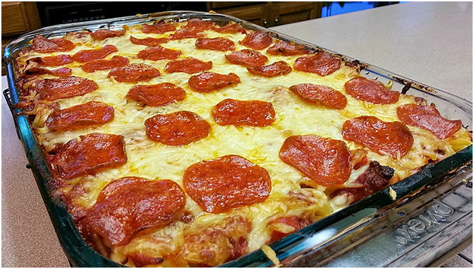 Photo of PIZZA AUFLAUF, GEHT SCHNELL UND SCHMECKT SUPER !