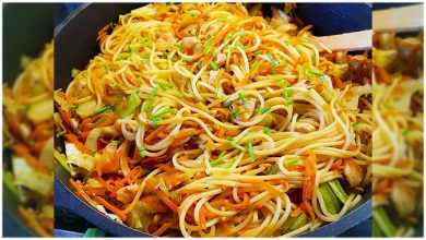 Photo of CHINESISCHE BRATNUDELN, IN NUR 15 MINUTEN FERTIG !