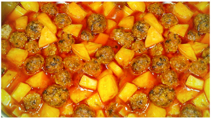 Photo of KARTOFFELEINTOPF MIT FLEISCHKLÖSSCHEN, SEHR LECKER