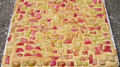 Photo of Rhabarberkuchen unter Wolken