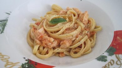 Photo of Nudeln mit Lachs – Sahne – Sauce