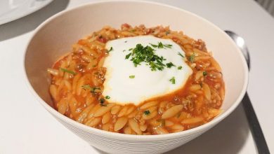 Photo of Türkische Nudelsuppe mit Hackfleisch