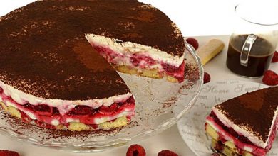 Photo of Himbeer-Tiramisu-Torte, No Bake