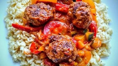 Photo of Hackbällchen in Paprikarahmsauce