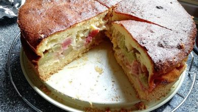 Photo of Rhabarber – Rahmkuchen