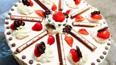 Photo of ERDBEER-YOGURETTE-TORTE MIT NUSSBODEN