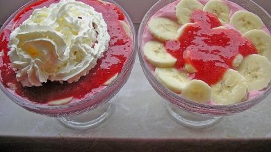 Photo of ERDBEER – BANANEN – DESSERT