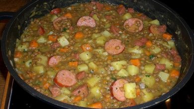 Photo of Clints Linseneintopf mit Wiener Würstchen