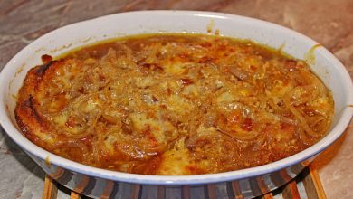 Photo of Zwiebelsuppe, französische Art