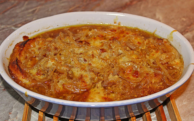 Photo of Zwiebelsuppe, französische Art