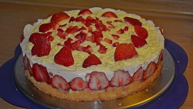 Photo of Spaghetti Torte à la Kameliendame