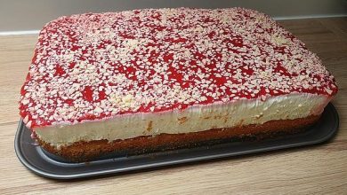 Photo of Spaghettieis-Blechkuchen