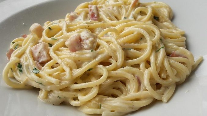 Photo of Spaghetti in Schinken-Sahne-Soße