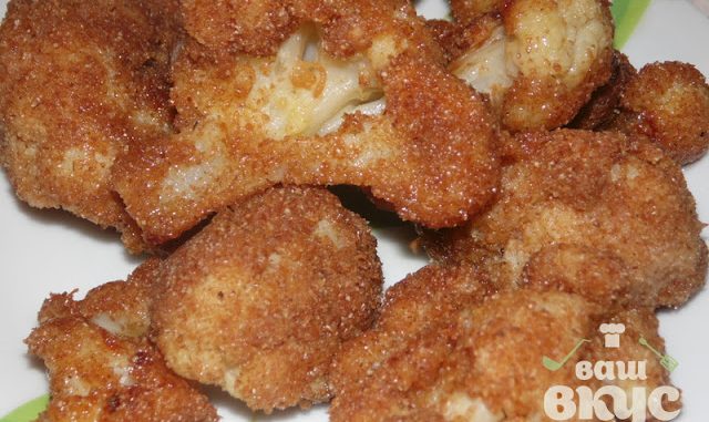 Photo of Panierten Blumenkohl aus dem Backofen