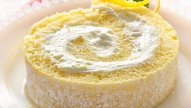 Photo of Zitronen Biskuitrolle