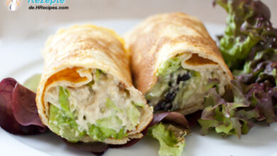 Photo of Caesar salad Crêpe