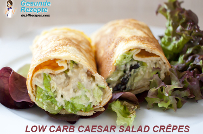 Photo of Caesar salad Crêpe