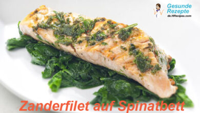 Photo of Zanderfilet auf Spinatbett