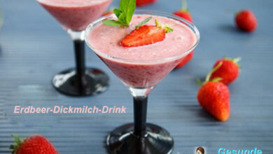 Photo of Erdbeer-Dickmilch-Drink