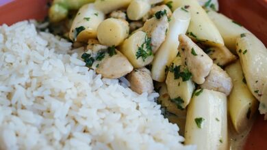 Photo of Hähnchen – Spargel – Pfanne